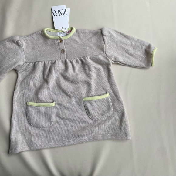 Zara Baby Sweater Knit Dress 9-12month - Picture 4 of 12